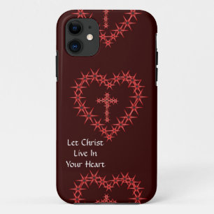 LET CHRIST LIVE IN YOUR HEART iPhone 11 CASE
