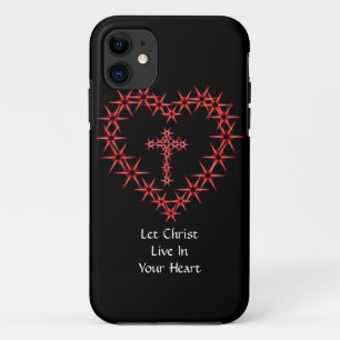 LET CHRIST LIVE IN YOUR HEART iPhone 11 CASE