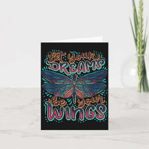 Let Dreams Be Wings Cute Dragoy Mandala Graphic Card