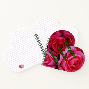 “Let Dreams Blossom” Heart Notebook