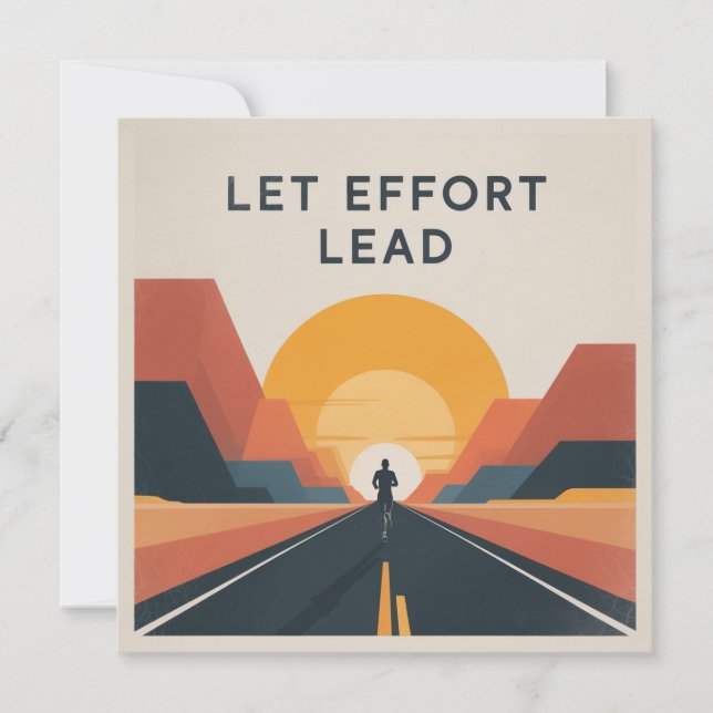 Let Effort Lead Card (Front)