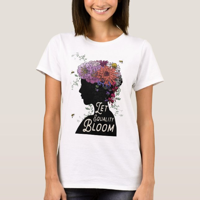 Let Equality Bloom - Slouchy Boyfriend T-shirt (Front)