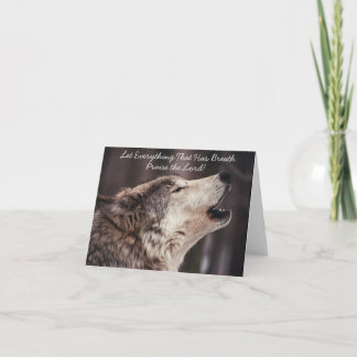 Let Everything that has breath Praise the Lord Card