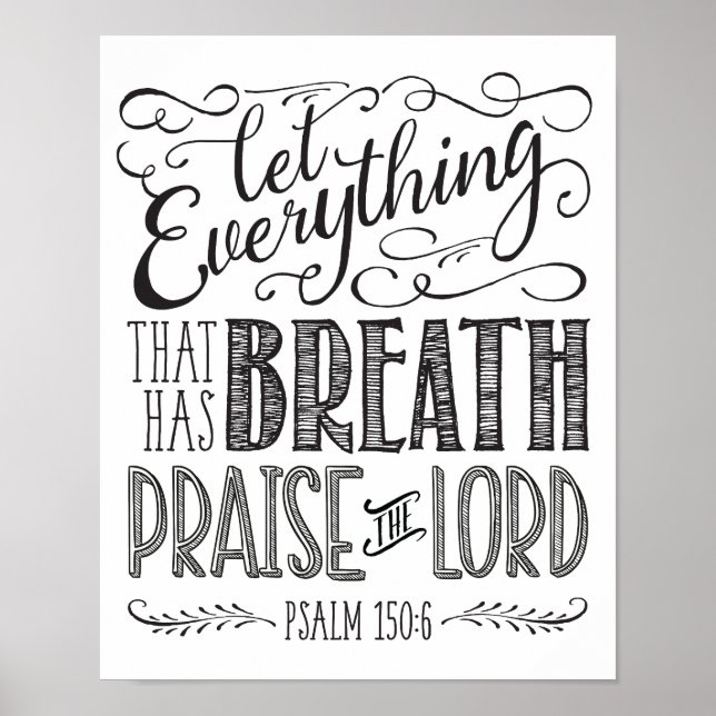 Let Everything That Has Breath Praise the Lord Poster (Front)