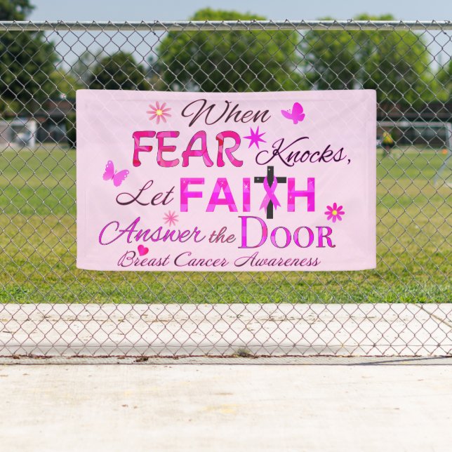 Let FAITH Answer the Door Banner (Insitu)