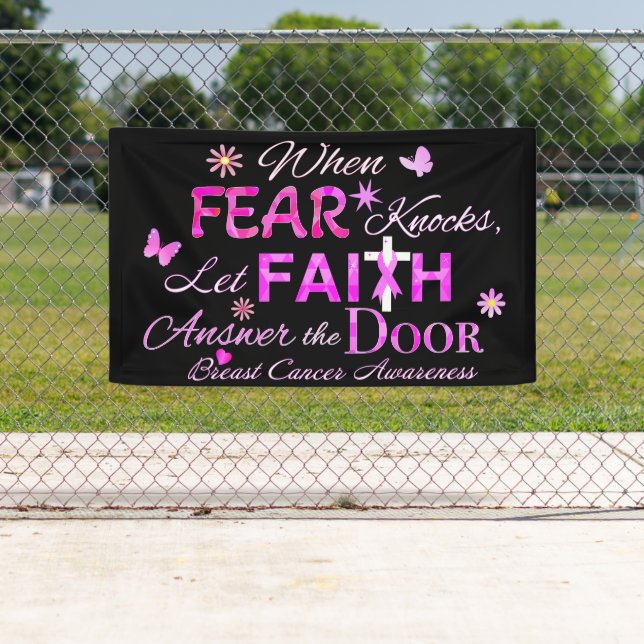 Let FAITH Answer the Door Banner (Insitu)
