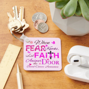Let FAITH Answer the Door Key Ring