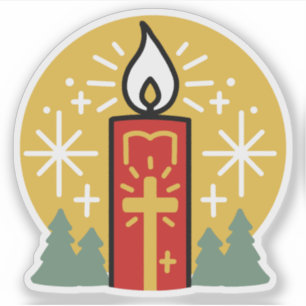 Let Faith Be Your Brightest Star Candle Art