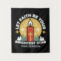 Let Faith Be Your Brightest Star Candle Art