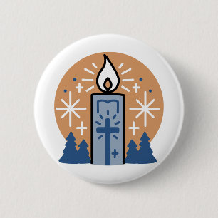 Let Faith Shine Bright 6 Cm Round Badge