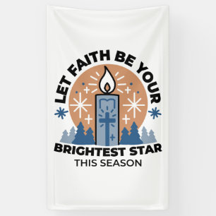 Let Faith Shine Bright: Winter Theme Banner