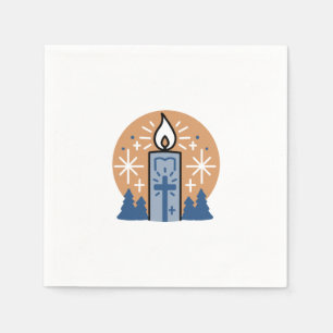 Let Faith Shine Bright: Winter Theme Napkin