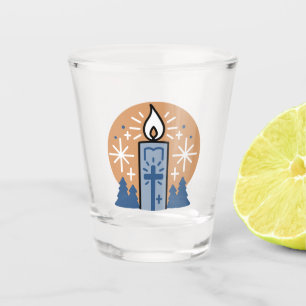 Let Faith Shine Bright: Winter Theme Shot Glass