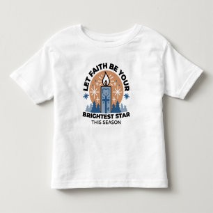 Let Faith Shine Bright: Winter Theme Toddler T-Shirt
