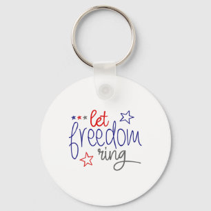 Let Freedom Ring - Cool Usa Independence Day Key Ring