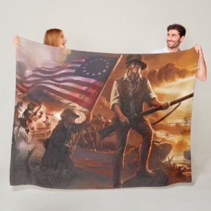 LET FREEDOM RING FLEECE BLANKET