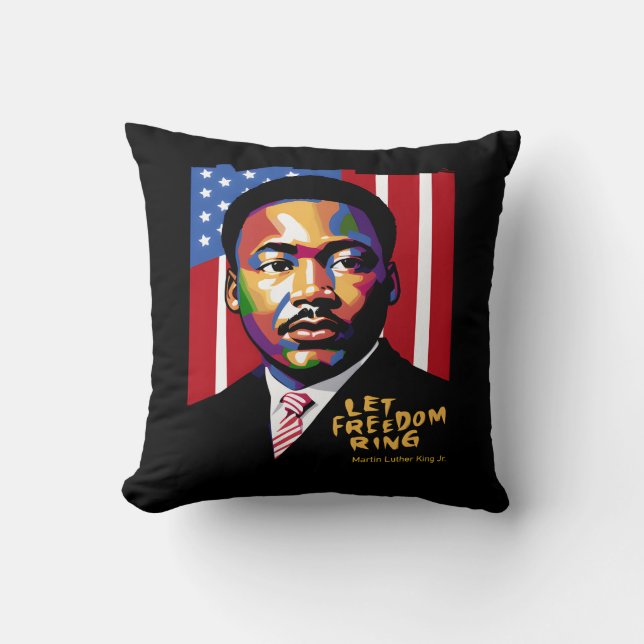 Let Freedom Ring Funny Quote Cushion (Front)