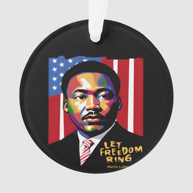Let Freedom Ring Funny Quote Ornament (Front)