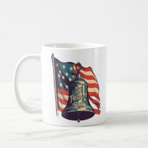 Let Freedom Ring Funny Sloth Coffee Mug