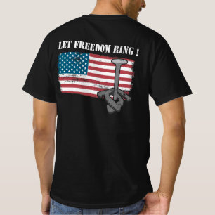Let Freedom Ring Horseshoe Throwing - Horseshoe Pi T-Shirt