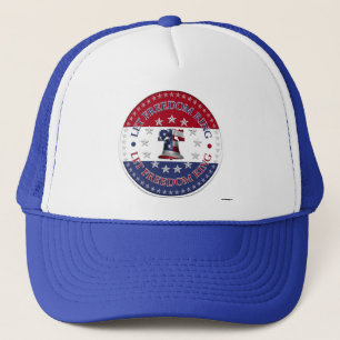 Let Freedom Ring Liberty Bell 13 & 50 Stars round Trucker Hat