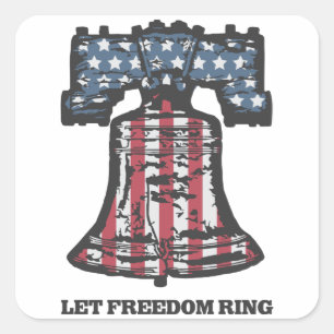 Let Freedom Ring- Liberty Bell- Patriotic Stickers