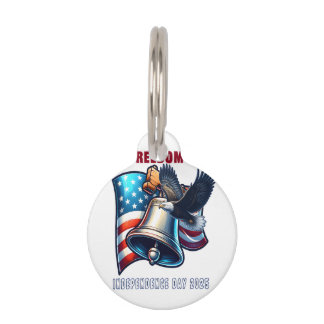 Let Freedom Ring Trending Quote Pet Tag