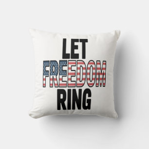 Let Freedom Ring Viral Sloth Cushion