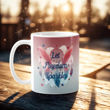 Let Freedom Sparkle Dreamcatcher Mug