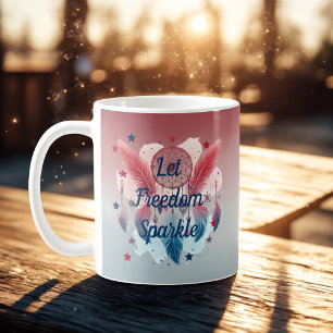 Let Freedom Sparkle Dreamcatcher Mug