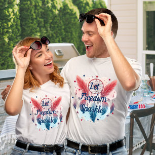 Let Freedom Sparkle Dreamcatcher T-Shirt