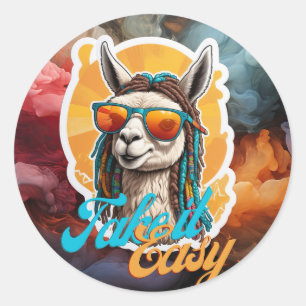 Let go and enjoy life. Sticker