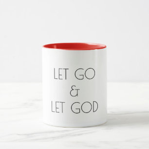 Let Go and Let God inspirational motivation Mug