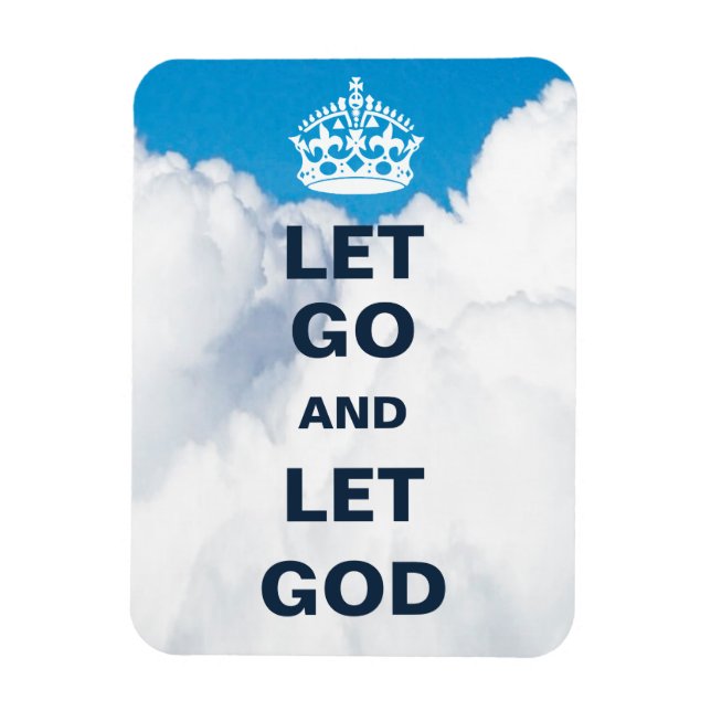 Let Go and Let God Magnet (Vertical)