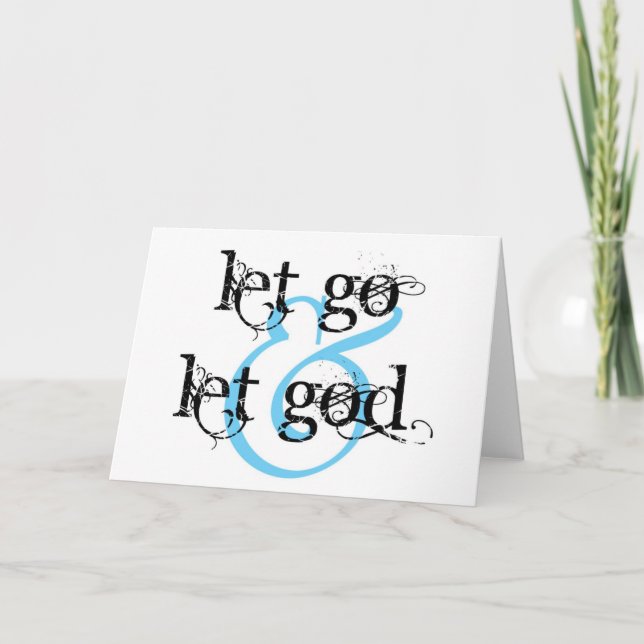 let go let god card (Front)