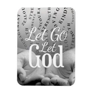 Let Go Let God Magnet