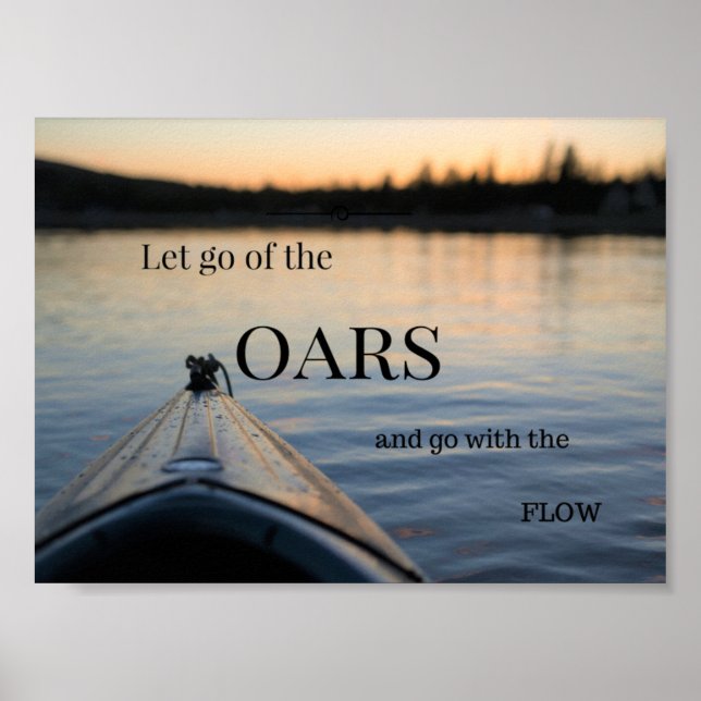 Let Go Nature Inspired Poster (Front)