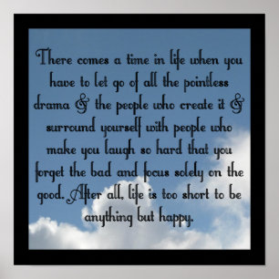 Let go of drama poster