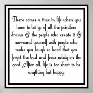 Let go of drama poster