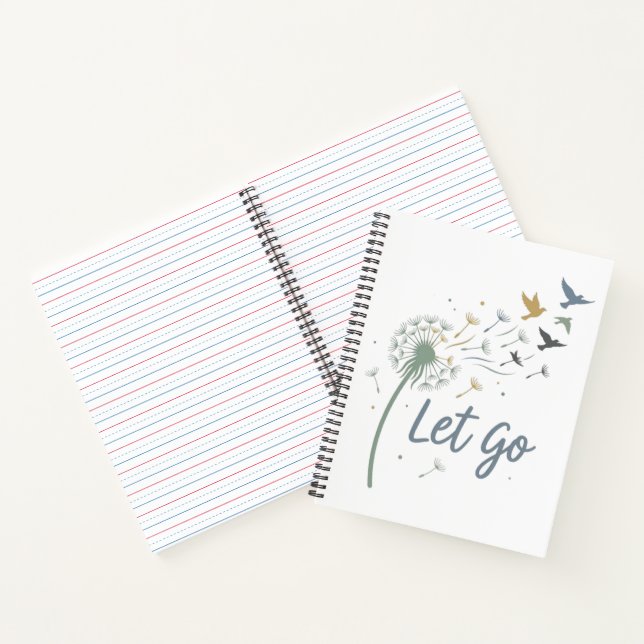 Let Go Peace Mindful Stress Relief Journal Noteboo (Inside)