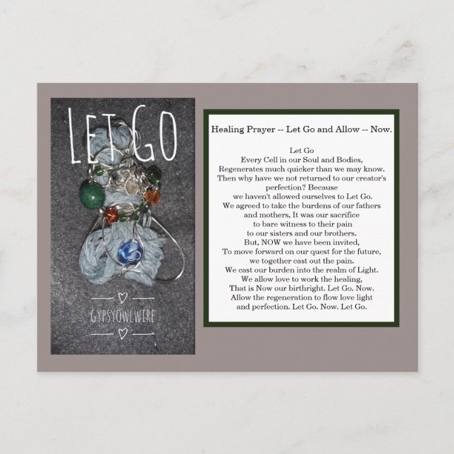 Let Go Postcard (Front)
