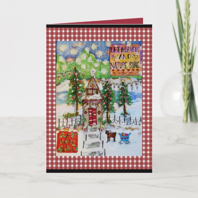 Let Heaven and Earth Sing Holiday Card (Front)