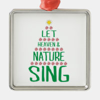Let Heaven and Nature Sing X-mas Tree Image