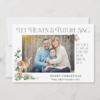 Let Heaven & Nature Sing Custom Photo Woodland