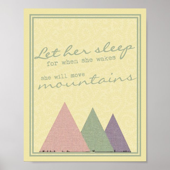 "Let Her Sleep For When She Wakes" Print (Front)