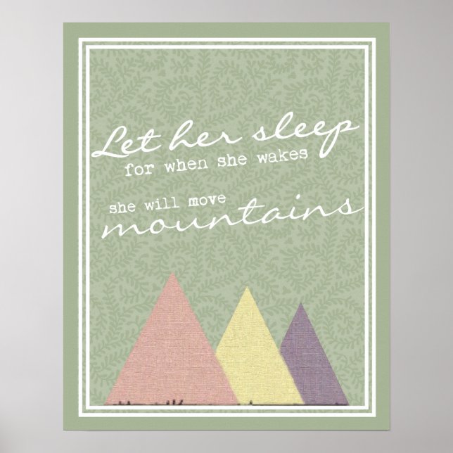 "Let Her Sleep For When She Wakes" Print (Front)