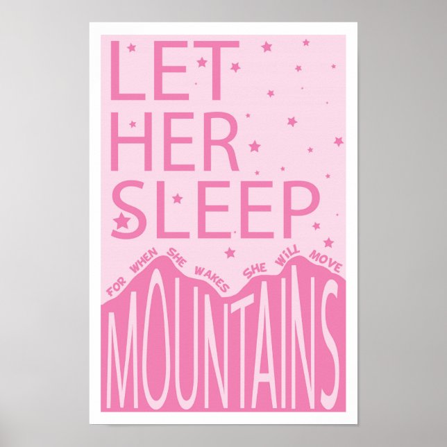 Let Her Sleep Poster (Front)