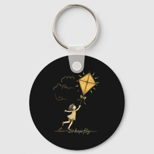 Let Hope Fly Paediatrics Cancer Awareness Septembe Key Ring