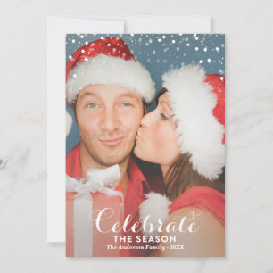 LET IS SNOW   HOLIDAY PHOTO CARD