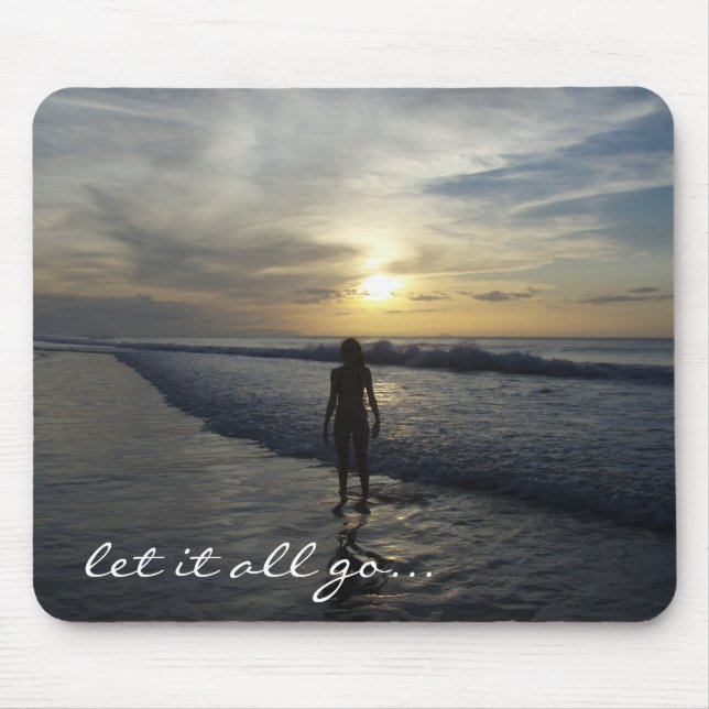 let it all go... mouse mat (Front)